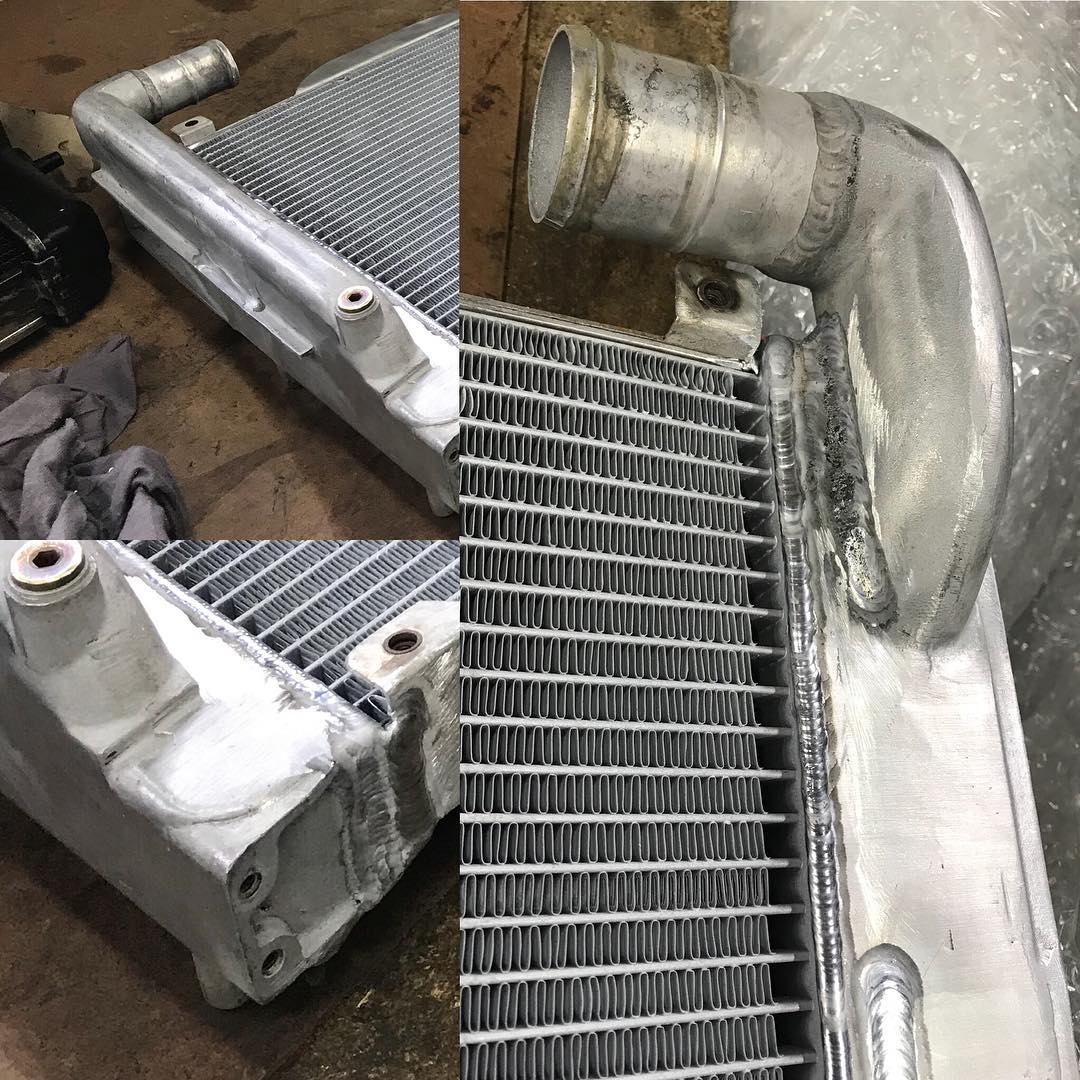 Bugatti EB101 radiator recore. - Aaron Radiator