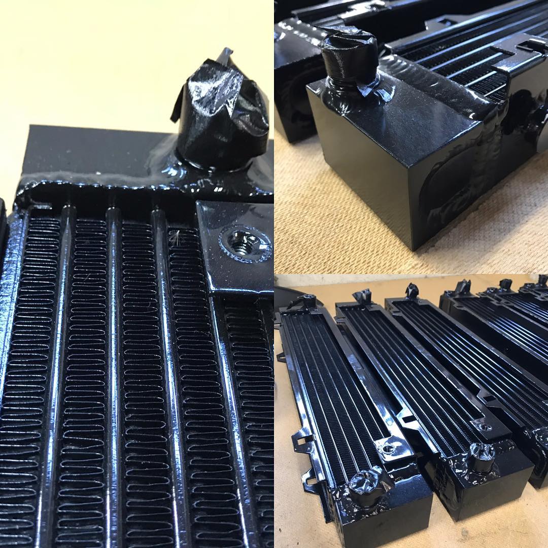 Classic SL Mercedes oil coolers Aaron Radiator